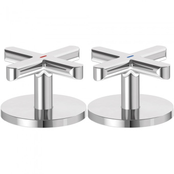 Villeroy & Boch Dawn Комплект ручек двухвентильных + излив TVW10613015361+TVW10612015361