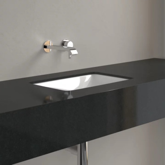 Villeroy & Boch Loop & Friends Раковина для установки под столешницу, 515 x 350 x 170 mm, Альпийский белый, с переливом, нешлифованный 4A560001