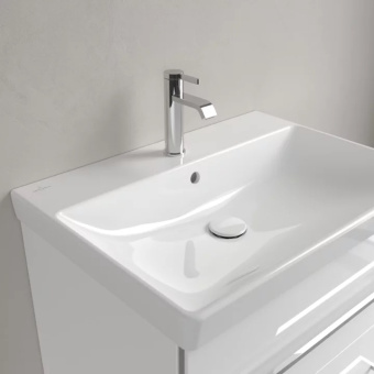 Villeroy & Boch Avento Pаковина, 650 x 470 x 180 mm, Альпийский белый, с переливом, нешлифованный 41586501