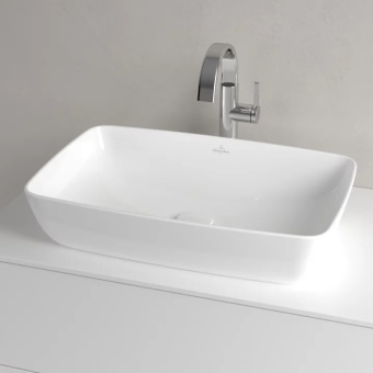 Villeroy & Boch Artis Раковина для установки на столешницу, 580 x 385 x 130 mm, Альпийский белый, без перелива, нешлифованный 41725801