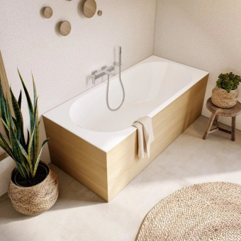 Villeroy & Boch Oberon 2.0 Ванна Duo, 1700 x 750 mm, Альпийский белый UBQ170OBR2DV-01