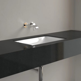 Villeroy & Boch Loop & Friends Раковина для установки под столешницу, 605 x 410 x 185 mm, Альпийский белый, с переливом, нешлифованный 4A570001