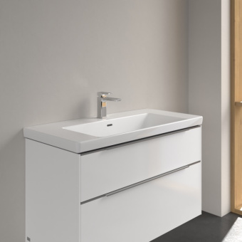 Villeroy & Boch Subway 3.0 Pаковина для установки на тумбу, 1000 x 470 x 165 mm, с переливом, Альпийский белый 4A70A501