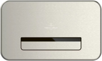 Villeroy & Boch Kлавиша смыва Viconnect 200M ProActive+, Смыв с 2 объемами, Нержавеющая Сталь 922311LC