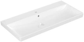Villeroy & Boch Avento Pаковина для установки на тумбу, 1000 x 470 x 165 mm, Альпийский белый, с переливом, нешлифованный 4156A501