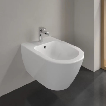 Villeroy & Boch Subway 2.0 Биде, настенный, 375 x 565 mm, Альпийский белый 54000001P