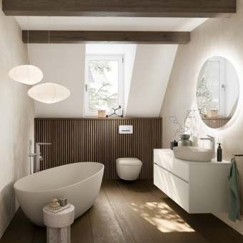 Villeroy & Boch Antao Раковина для установки на столешницу, 510 x 400 x 146 mm, Almond CeramicPlus, без перелива 4A7351AM