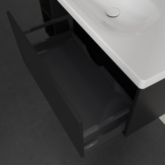 Villeroy & Boch Skyla Тумба под раковину, 2 выдвижных ящика, 972 x 436 x 439 mm, Volcano Black C79000VL