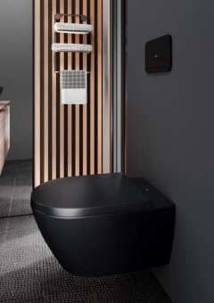 Villeroy & Boch Kлавиша смыва Viconnect 200S, Смыв с 2 объемами, Черная Матовая 922490AN
