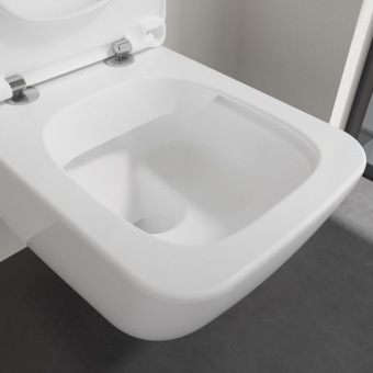 Villeroy & Boch Venticello Комбинированная упаковка, настенный, с DirectFlush, Альпийский белый CeramicPlus 4611RLR1