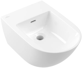 Villeroy & Boch Subway 3.0 Биде, настенный, 375 x 560 mm, Альпийский белый CeramicPlus 447000R1