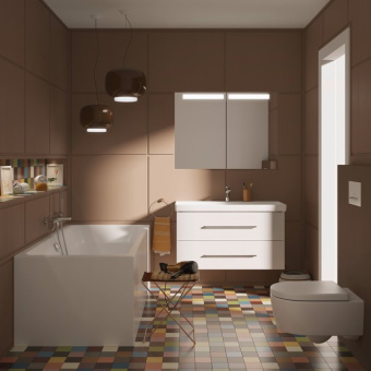 Villeroy & Boch Avento Pаковина для установки на тумбу, 1000 x 470 x 165 mm, Альпийский белый, с переливом, нешлифованный 4156A501