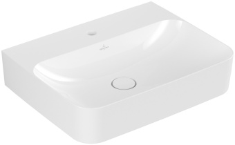 Villeroy & Boch Finion Pаковина, 600 x 470 x 164 mm, без перелива, Альпийский белый CeramicPlus 416861R1