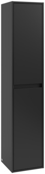 Villeroy & Boch Skyla Шкаф-пенал, 2 двери,350 x 1700 x 349 mm, Volcano Black C80101VL