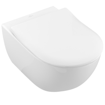 Villeroy & Boch Subway 2.0 Унитаз подвесной, настенный, с DirectFlush, Альпийский белый c сиденьем НОМЕР 20 Уценка