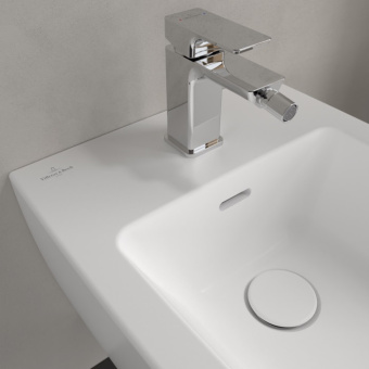 Villeroy & Boch Antao Биде, настенный, 375 x 560 mm, Stone White (Белый матовый) CeramicPlus 541100RW