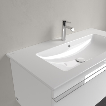 Villeroy & Boch Venticello Pаковина для установки на тумбу, 1000 x 500 x 170 mm, с переливом, Альпийский белый 4104AL01