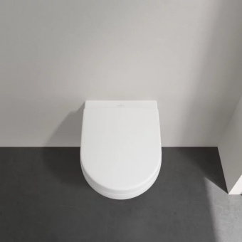 Villeroy & Boch Architectura Комбинированная упаковка, укороченная модель, настенный, с DirectFlush, Альпийский белый 4687HR01