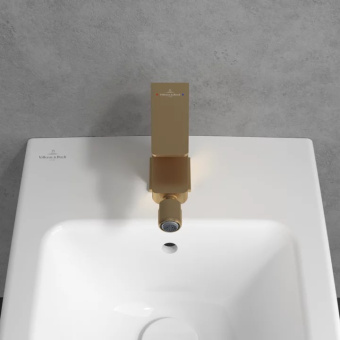 Villeroy & Boch Architectura Square Смеситель для биде однорычажный золото TVB12500100076
