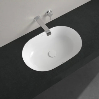 Villeroy & Boch Architectura Раковина для установки под столешницу, 630 x 430x 175 mm, Альпийский белый, с переливом, нешлифованный 5A766001