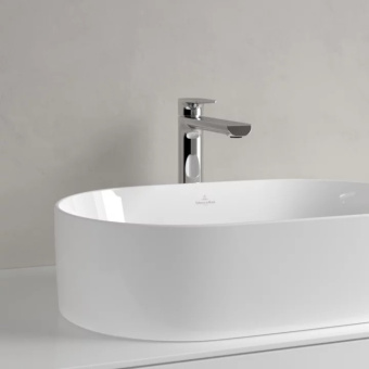 Villeroy & Boch Collaro Раковина для установки на столешницу 4A195, 560 x 360 x 145 mm, Альпийский белый, без перелива, нешлифованный 4A195601