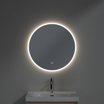 Villeroy & Boch More to See Lite+ Зеркало, с подсветкой, 650 x 650 x 23 mm A4626000