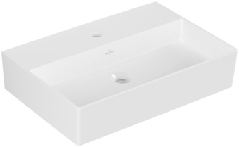 Villeroy & Boch  Memento 2.0 Pаковина, 600 x 420 x 135 mm, Альпийский белый CeramicPlus, без перелива 4A226LR1