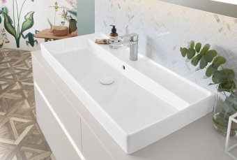 Villeroy & Boch Аксессуары Запираемый донный клапан с керамической крышкой, 72 x 105 x 72 mm, Альпийский белый 68100001