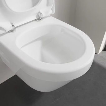 Villeroy & Boch Architectura Комбинированная упаковка, укороченная модель, настенный, с DirectFlush, Альпийский белый 4687HR01