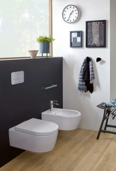 Villeroy & Boch Avento Биде, настенный, 370 x 530 mm, Альпийский белый 54050001