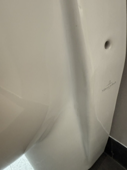 Villeroy & Boch Architectura Писсуар, подвод воды сверху, 355 x 385 mm, Альпийский белый 55730001 Уценка