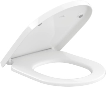 Villeroy & Boch Subway 3.0 Сиденье с крышкой для унитаза, с функцией автоматического опускания (SoftClosing), со снимаемым сиденьем (QuickRelease), 8M42S101