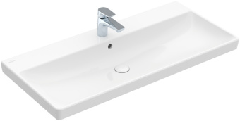 Villeroy & Boch Avento Pаковина для установки на тумбу, 1000 x 470 x 165 mm, Альпийский белый, с переливом, нешлифованный 4156A501