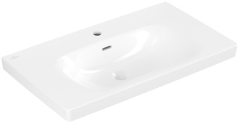 Villeroy & Boch Skyla Pаковина для установки на тумбу, 800 x 460 x 160 mm, с переливом, Альпийский белый 5A518001