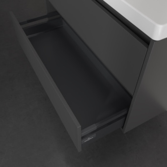 Villeroy & Boch Skyla Тумба под раковину, 2 выдвижных ящика, 972 x 596 x 439 mm, Graphite C79900VR