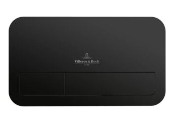 Villeroy & Boch Kлавиша смыва Viconnect 200S, Смыв с 2 объемами, Черная Матовая 922490AN