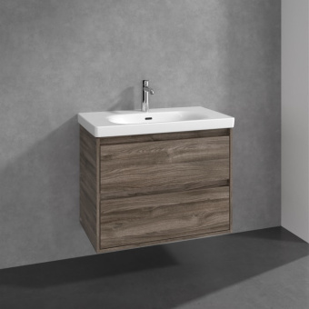 Villeroy & Boch Skyla Тумба под раковину, 2 выдвижных ящика, 772 x 596 x 439 mm, Stone Oak C79600RK