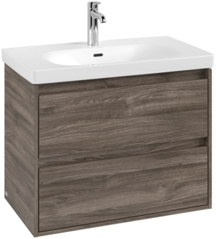 Villeroy & Boch Skyla Тумба под раковину, 2 выдвижных ящика, 772 x 596 x 439 mm, Stone Oak C79600RK