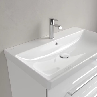 Villeroy & Boch Avento Pаковина для установки на тумбу, 800 x 470 x 165 mm, Альпийский белый, с переливом, нешлифованный 41568001