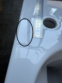 Villeroy & Boch Subway 2.0 Унитаз с открытым смывным краем, настенный, Белый CeramicPlus, без сиденья 5614R0R1 НОМЕР 22 Уценка