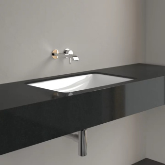 Villeroy & Boch Loop & Friends Раковина для установки под столешницу, 675 x 450 x 185 mm, Альпийский белый, с переливом, нешлифованный 4A580001