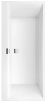 Villeroy & Boch Squaro Edge 12 Ванна Duo, 1800 x 800 mm, Альпийский белый UBQ180SQE2DV-01
