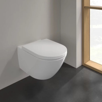 Villeroy & Boch Subway 3.0 Комбинированная упаковка, настенный, с TwistFlush, Альпийский белый 4670TS01