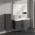 Villeroy & Boch Skyla Шкаф Боковой, 1 дверь, 1 выдвижной ящик, 350 x 1000 x 349 mm, Graphite / Graphite C80200VR