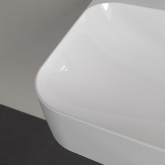Villeroy & Boch Finion Pаковина, 600 x 470 x 164 mm, без перелива, Альпийский белый CeramicPlus 416861R1