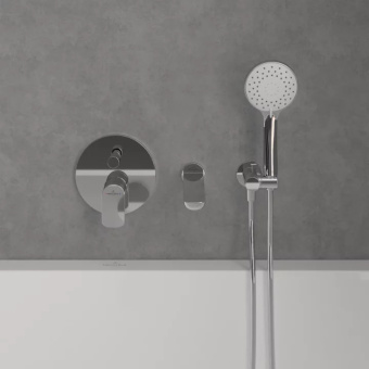 Villeroy & Boch O.novo Однорычажный смеситель скрытого монтажа для ванны TVS10435300061